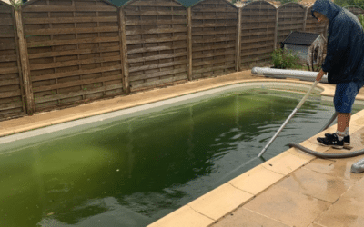 Piscine eau verte suite à une non-utilisation